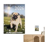 Calendario 2026, Carta Spessa, X1, Calendario Animale 2026, Pianificatore Mensile Di Natale, Pianificatore Mensile, Per Programmare, Da, Appunti, Casa, Ufficio, Aula, Dormitorio
