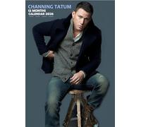 Calendario 2026 Channing Tatum, formato A3, rilegato a spirale, a colori, confezione di adesivi per calendario gratuiti