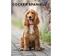 Calendario 2026 con cane Cocker Spaniel, formato A3, rilegato a spirale, a colori