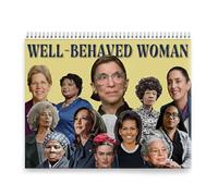 Calendario 2026 con donne ben educate, 28 x 21,6 cm, calendario femminista 2026, merchandising femminista