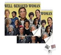 Calendario 2026 con donne ben educate, calendario femminista 2026, 27,9 x 21,6 cm, calendario da parete per l'empowerment femminista 2026, per celebrare i diritti e l'empowerment delle donne, regalo