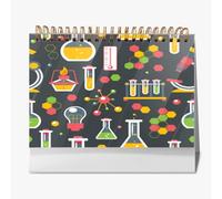 Calendario 2026 con stampa animalier leopardata nera e glitter oro, calendari da scrivania per agricoltori