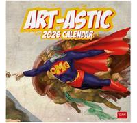 Legami - Calendario da Parete 2026, The Art of Fun, Calendario da Muro Grande, 12 Mesi e Planner Annuale, in 6 Lingue, Spazio per Note, Segni Zodiacali, Festività Internazionali, 30 x 29 cm