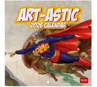 Legami - Calendario da Parete 2026, The Art Of Fun, Calendario da Muro Piccolo, 12 Mesi e Planner Annuale, in 6 Lingue, Spazio per Note, Segni Zodiacali, Festività Internazionali, 18 x 18 cm