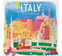 Legami - Calendario da Parete 2026, Italy, Calendario da Muro Piccolo, 12 Mesi e Planner Annuale, in Inglese, Spazio per Note, Segni Zodiacali, Festività Internazionali, 18 x 18 cm