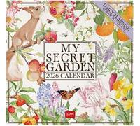 Legami - Calendario da Parete 2026, My Secret Garden, Calendario da Muro Grande, 12 Mesi e Planner Annuale, in Inglese, Spazio per Note, Segni Zodiacali, Festività Internazionali, 30 x 29 cm