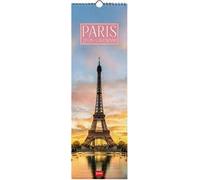 Legami - Calendario da Parete 2026, Paris, Calendario da Muro Piccolo, 12 Mesi e Planner Annuale, in 6 Lingue, Spazio per Note, Segni Zodiacali, Festività Internazionali, 16 x 49 cm