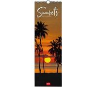 Legami - Calendario da Parete 2026, Sunsets, Calendario da Muro Piccolo, 12 Mesi e Planner Annuale, in 6 Lingue, Spazio per Note, Segni Zodiacali, Festività Internazionali, 16 x 49 cm