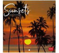 Calendario 2026 da Parete - Sunsets - 18 x 18 cm