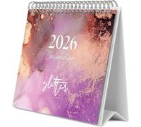 : Calendario 2026 Da Scrivania Glitter | Calendario Da Tavolo 2026, Planner 2026