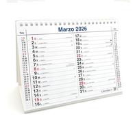 Calendario 2026 da tavolo olandese santi e lune cm 20x15 per ufficio casa e lavoro (16 FACCIATE)