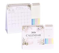 Calendario 2026 da Tavolo Scrivania Misura 25.6X19.5 cm Festività Italiane con 12 Mesi. Ideale per Piccoli Appunti Sulla Scrivania in Ufficio Casa e Lavoro