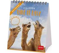 Legami - Calendario da Tavolo 2026, Take It Easy, Calendario da Scrivania, 12 Mesi e Planner Annuale, in 6 Lingue, Segni zodiacali, Festività internazionali, 12 x 14.5 cm
