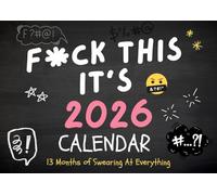 Calendario 2026, divertente e maleducato, calendario da parete UK, Babbo Natale segreto e regalo originale, da A4 a A3 con spazio per appunti, stampato nel Regno Unito da Giggle Greetings