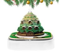 Calendario 2026 per albero di Natale, 8,9 x 8,1 x 6,7 cm, planner da scrivania con illuminazione a LED, organizer per abitudini quotidiane, calendario decorativo per le vacanze, per casa, lavoro