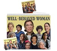 Calendario 2026 per Donne Ben Educate, Calendario femminista 2026, Calendario per l'emancipazione delle Donne Ben Educate, Calendario da Parete femminista 11" x 8,5",A-1PC