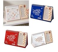Calendario 2026 per la formazione delle abitudini quotidiane, con supporto da scrivania, per impostazione mensile degli obiettivi e progresso automatico della disciplina, taccuino per la decorazione