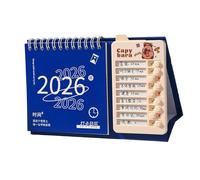 Calendario 2026 per la formazione delle abitudini quotidiane, con supporto da scrivania, per l'impostazione mensile degli obiettivi e la disciplina automatica, pianificatore mensile