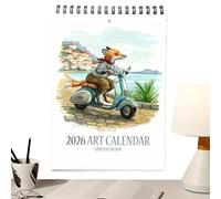 Calendario 2026 | Pianificatore Mensile Animali Con Festività Segnate | Calendario Da Parete Verticale Appendibile - Per Soggiorno Cucina Camera Da Letto Camera Dei Bambini Studio Aula Scuola Asilo