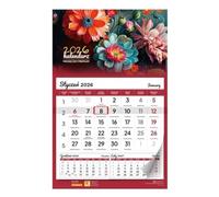 Calendario 2026 Ścienny Miesięczny Premium Polski Kalendarz 2026 Organizer Terminarz Datownik