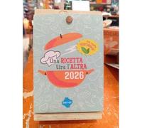CALENDARIO 2026 UNA RICETTA TIRA L'ALTRA con supporto in legno