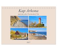 Calendario 2027, Capo Arkona e il vecchio villaggio di pescatori Vitt | Impressioni dal punto più settentrionale dell'isola di Rügen, DIN A5 orizzontale, calendario da tavolo CALVENDO