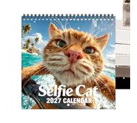 Calendario 2027 da Parete con Gatti Agenda Planner Organizer Appuntamenti