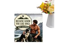Calendario 2027 Divertente Pianificatore Con Stampe Di Cani E Persone,