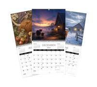 Calendario 2027 Grande Griglia Per Le Date, Spessa, Planner