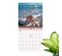Calendario 2027 Tema Spiaggia 12 Agenda Familiare Appendibile
