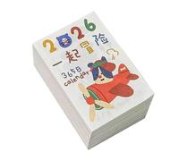 Calendario 365 Tage 2026 - Abreißbarer Memo Block Papier, Stilvoller Tisch Organizer, Dimensioni compatte, Einfache Handhabung Mit Robuster Standfläche | Funzionale Planung e Decorazione per Schule