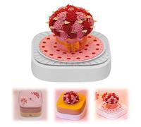 Calendario 3D 2026, 3D Memo Pad Time Piece Calendario 2026 Romantico Rosa Creativo Strappare Carta Carving Art Multi-colore Nota Fai da te Unico Desktop Decorazione Regalo