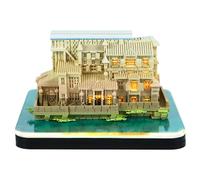 Calendario 3D 2026, blocco note 3D 2026, edifici storici creativi a strappo, calendari intagliati in carta multicolore, blocco note fai da te, calendario 3D per Natale, compleanno, anniversari