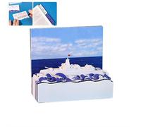 Calendario 3D 2026, calendario 3D 2026, scultura in carta da guerra strappata a mano, squisita creatività, antiaderente, note adesive fai da te, per ufficio, casa, regali ornamentali