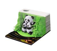 Calendario 3D 2026 - Calendario Artistico Di Sculture Di Carta Panda, Pad Di Memo Decorativo Per La Scrivania Comodino Comodino A A Da Degli Insegnanti Di Insegnanti Univers