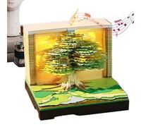 Calendario 3D 2026 - Decorazione da scrivania 3D - Blocco note decorativo a strappo per assistenti d'ufficio, studenti, insegnanti, freelance, comodino, tavolo da toeletta