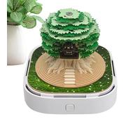 Calendario 3D 2026 - Pad del planner di sculture di carta artistica, appunti appiccicosi | Memo decorativo per la casa 'albero con design creativo per la scrivania 'ufficio per la camera da le