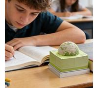 Calendario 3D 2026 per la scrivania, decorazione da tavolo a forma di di terra, blocco note per posto di lavoro, per ufficio, scuola, compleanno, freelance, insegnanti, studenti, comodino