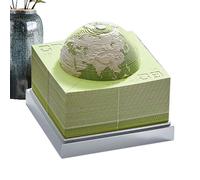 Calendario 3D 2026 per Scrivania,Decorazione da Tavolo a Forma del Pianeta Terra | Calendario a Strappo Decorativo Quotidiano,Per Compleanno Festa Ufficio Casa Appartamento Freelance Studenti Universi