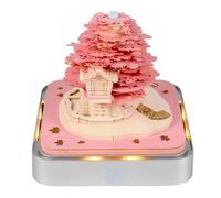 Calendario 3D 2026 - Scultura Di Carta Di Fiori, Memorandum A Lacrima, Design Di Arte Scrivania, Schermo Di Pagina Diaria | Decorazione Della Stanza Per La Scuola Home School Pianificazione