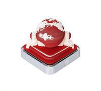 Calendario 3D 2026, Tear-Away 3D Paper Notepad Luci a LED, Calendario da tavolo 3D Memo Calen 2026, Earth Pad Time Piece