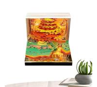 Calendario 3D 2027 Blocco Note A Forma Di Albero Con Luce LED