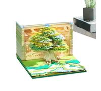 Calendario 3D 2027 Blocco Note A Forma Di Albero Illuminato