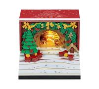 Calendario 3D a Strappo Decorazione per la Casa con Natalizio 3D a Strappo