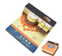 Calendario 3D - Blocco memo 3D | Pad 3D Memo Art Pad - Classica Incisione Planner Multifunzione Taccuino per Home Office Aula Scrivania Natale Pasqua