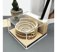 Calendario 3D Blocco Note 2026 - Blocco note con pagine staccabili per la scultura del tempo | Calendario da ufficio Mini 3D con pagine strappabili | Per Natale Housewarming Ringraziamento Uffici E