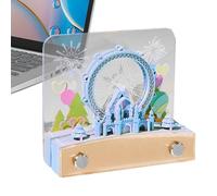 Calendario 3D - Calendario 2026 Ruota Panoramica | Note Adesive Per Programmazione Lavoro Organizzazione Scuola Bambini Famiglia Vacanze