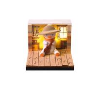 Calendario 3D, calendario 2026, simpatico animale, con luci, da utilizzare come segnalibro e blocco note, per configurare la scatola della polvere, adatto per regali per casa e ufficio (anatra con