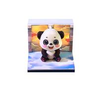 Calendario 3D, calendario 2026, simpatico animale, con luci, da utilizzare come segnalibro e blocco note, per configurare la scatola della polvere, adatto per ufficio, casa, regali, ornamenti (panda