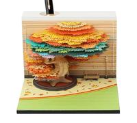 Calendario 3D, calendario 3D 2026, decorazione da scrivania, scultura di carta per la casa, per famiglia, studenti, insegnanti, dormitorio, ufficio, scuola, università, Natale, Capodanno, feste